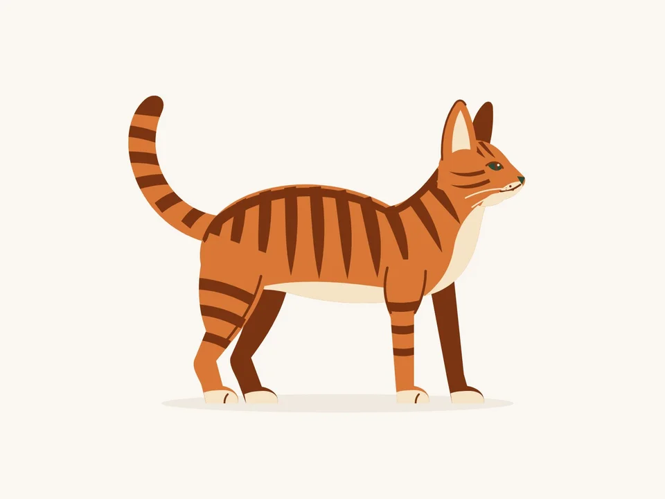 옆모습 고양이 SVG 실제 결과 화면